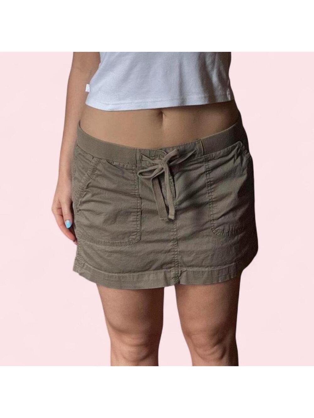 Y2K old navy cargo mini skirt